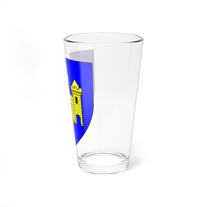 Blason le-Cateau-Cambrésis (France) (Coat of Arms) Pint Glass 16oz - Go Mug Yourself