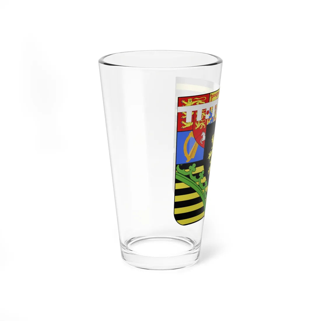 Blason Léopold Ier de Belgique 1790-1865 Variante 1 (Belgium) (Coat of Arms) Pint Glass 16oz - Go Mug Yourself