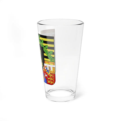 Blason Léopold Ier de Belgique 1790-1865 Variante 1 (Belgium) (Coat of Arms) Pint Glass 16oz - Go Mug Yourself