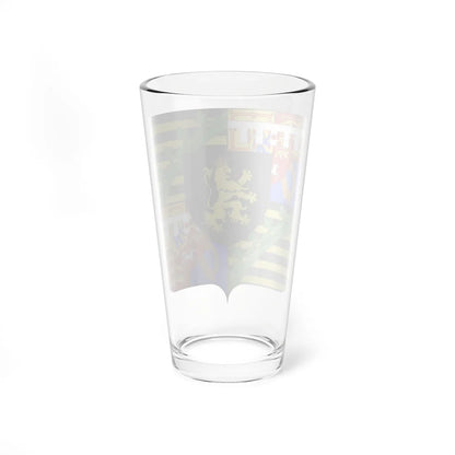 Blason Léopold Ier de Belgique 1790-1865 Variante 1 (Belgium) (Coat of Arms) Pint Glass 16oz - Go Mug Yourself