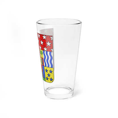 Blason Louis Gabriel Suchet 1770-1826 duc dAlbufera (France) (Coat of Arms) Pint Glass 16oz - Go Mug Yourself