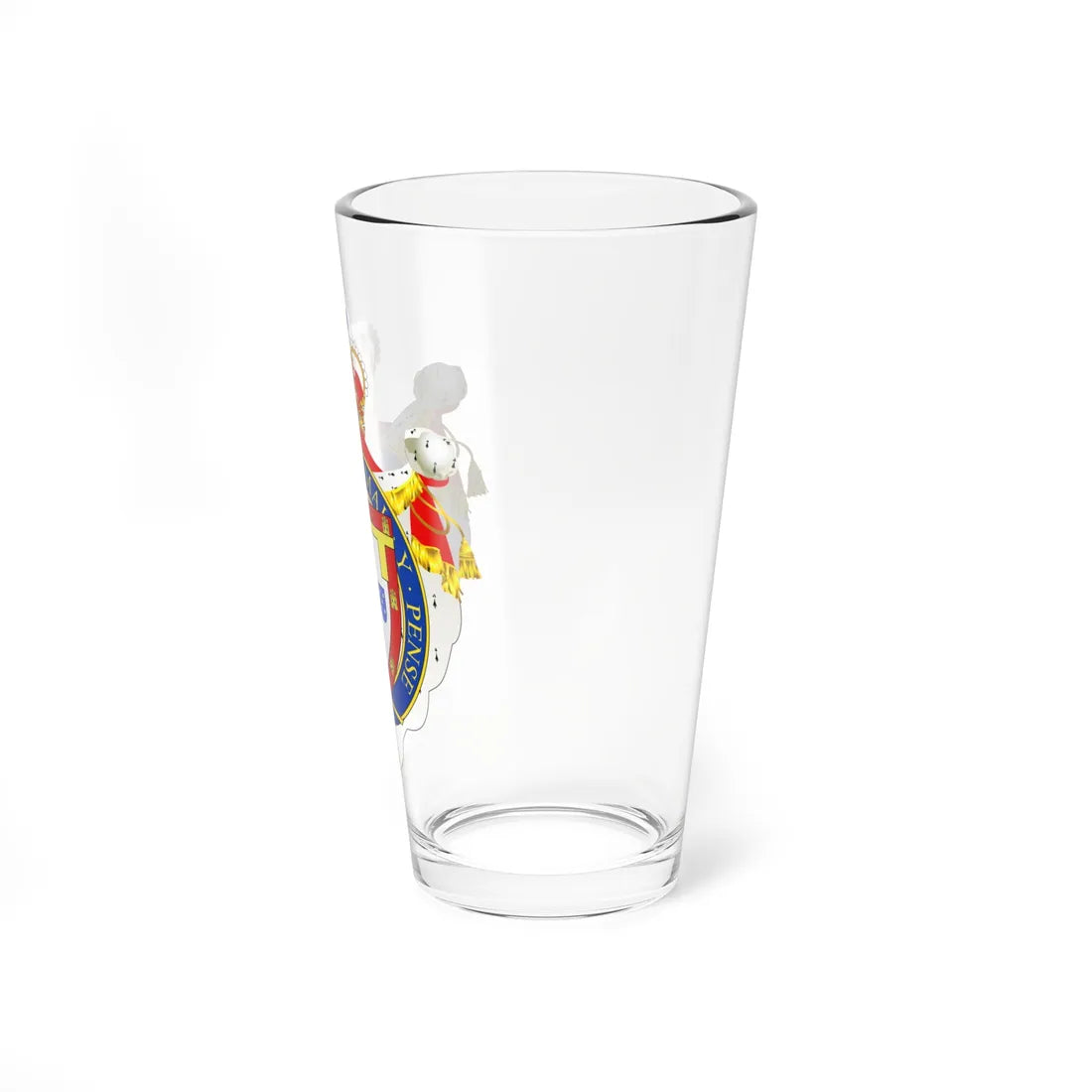 Blason Louis-Philippe de Portugal 1887  1908 (Portugal) (Coat of Arms) Pint Glass 16oz - Go Mug Yourself