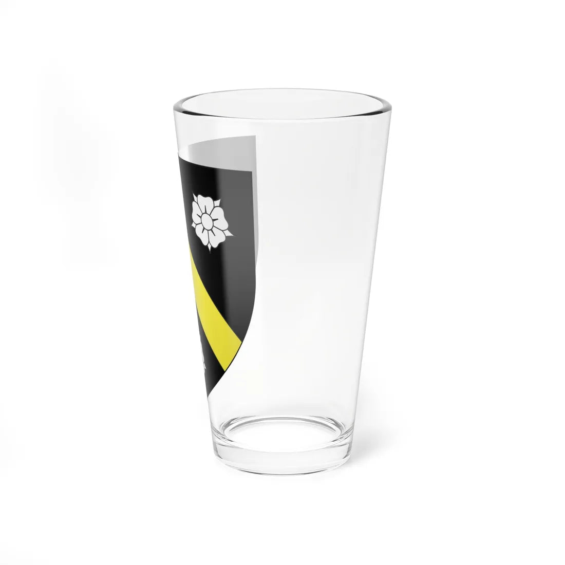Blason Louise dAbos (France) (Coat of Arms) Pint Glass 16oz - Go Mug Yourself