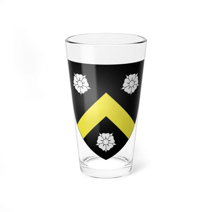 Blason Louise dAbos (France) (Coat of Arms) Pint Glass 16oz - Go Mug Yourself