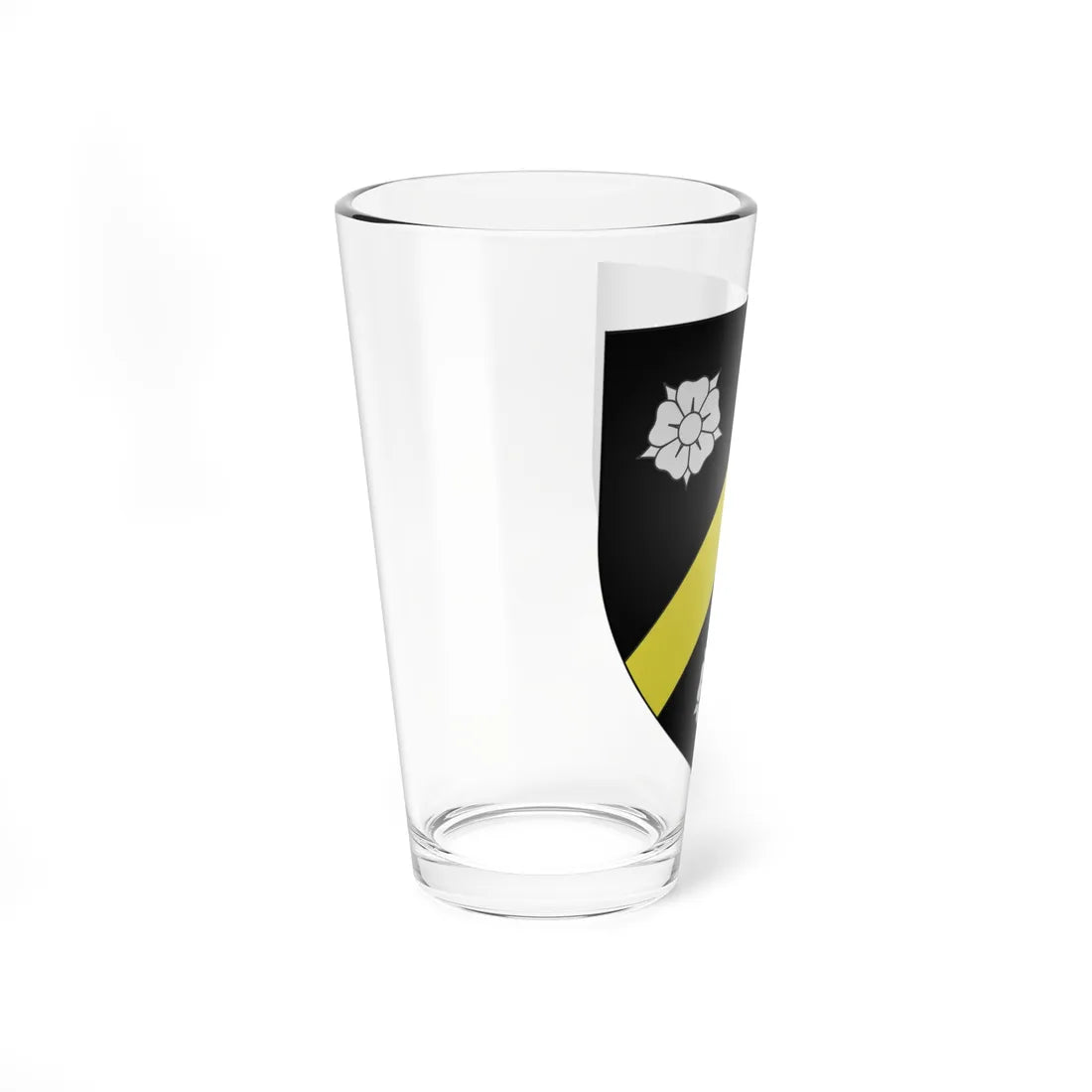 Blason Louise dAbos (France) (Coat of Arms) Pint Glass 16oz - Go Mug Yourself