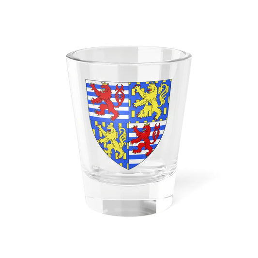 Blason LU Henri de Luxembourg (Luxembourg) (Coat of Arms) Shot Glass 1.5oz 1.5oz - Go Mug Yourself