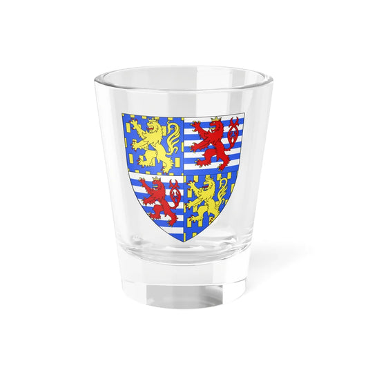 Blason LU Jean de Luxembourg 1964 (Luxembourg) (Coat of Arms) Shot Glass 1.5oz 1.5oz - Go Mug Yourself