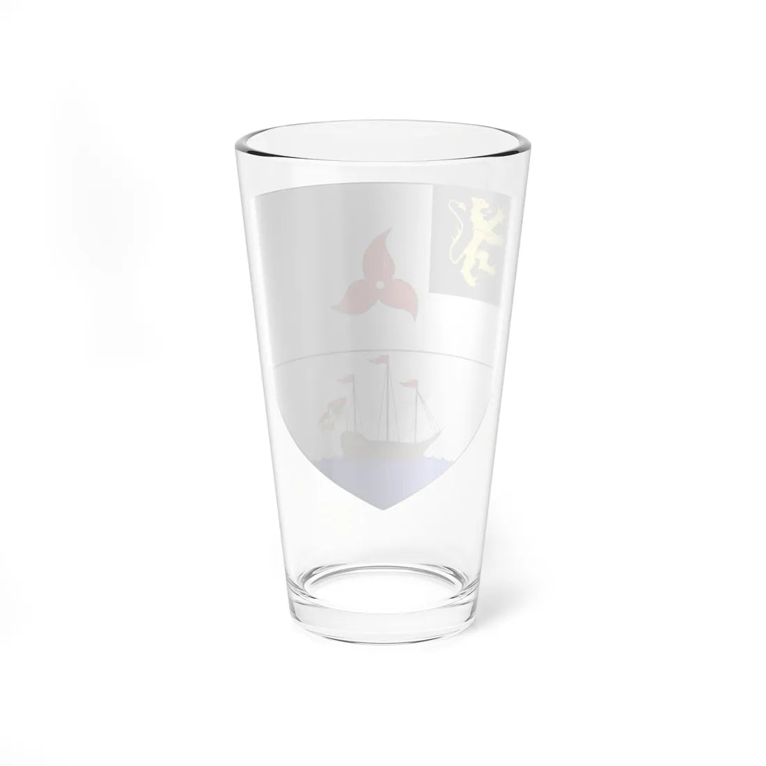 Blason Machelen (Belgium) (Coat of Arms) Pint Glass 16oz - Go Mug Yourself