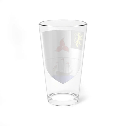 Blason Machelen (Belgium) (Coat of Arms) Pint Glass 16oz - Go Mug Yourself