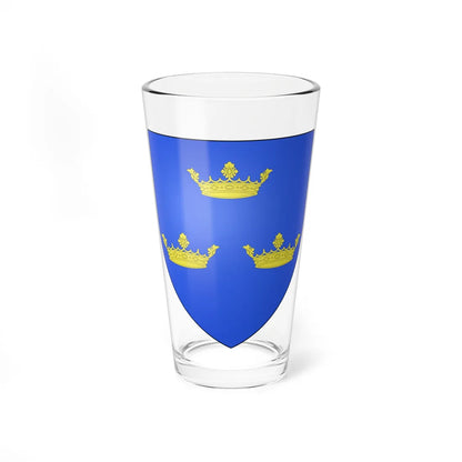 Blason Magnus IV de Suède (Sweden) (Coat of Arms) Pint Glass 16oz 16oz - Go Mug Yourself