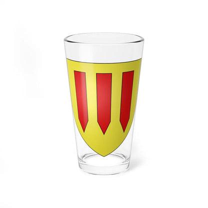 Blason maison de Briey (Luxembourg) (Coat of Arms) Pint Glass 16oz 16oz - Go Mug Yourself