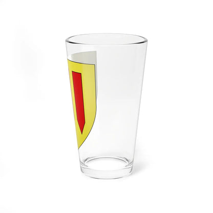 Blason maison de Briey (Luxembourg) (Coat of Arms) Pint Glass 16oz - Go Mug Yourself