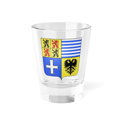 Blason Manage (Belgium) (Coat of Arms) Shot Glass 1.5oz 1.5oz - Go Mug Yourself