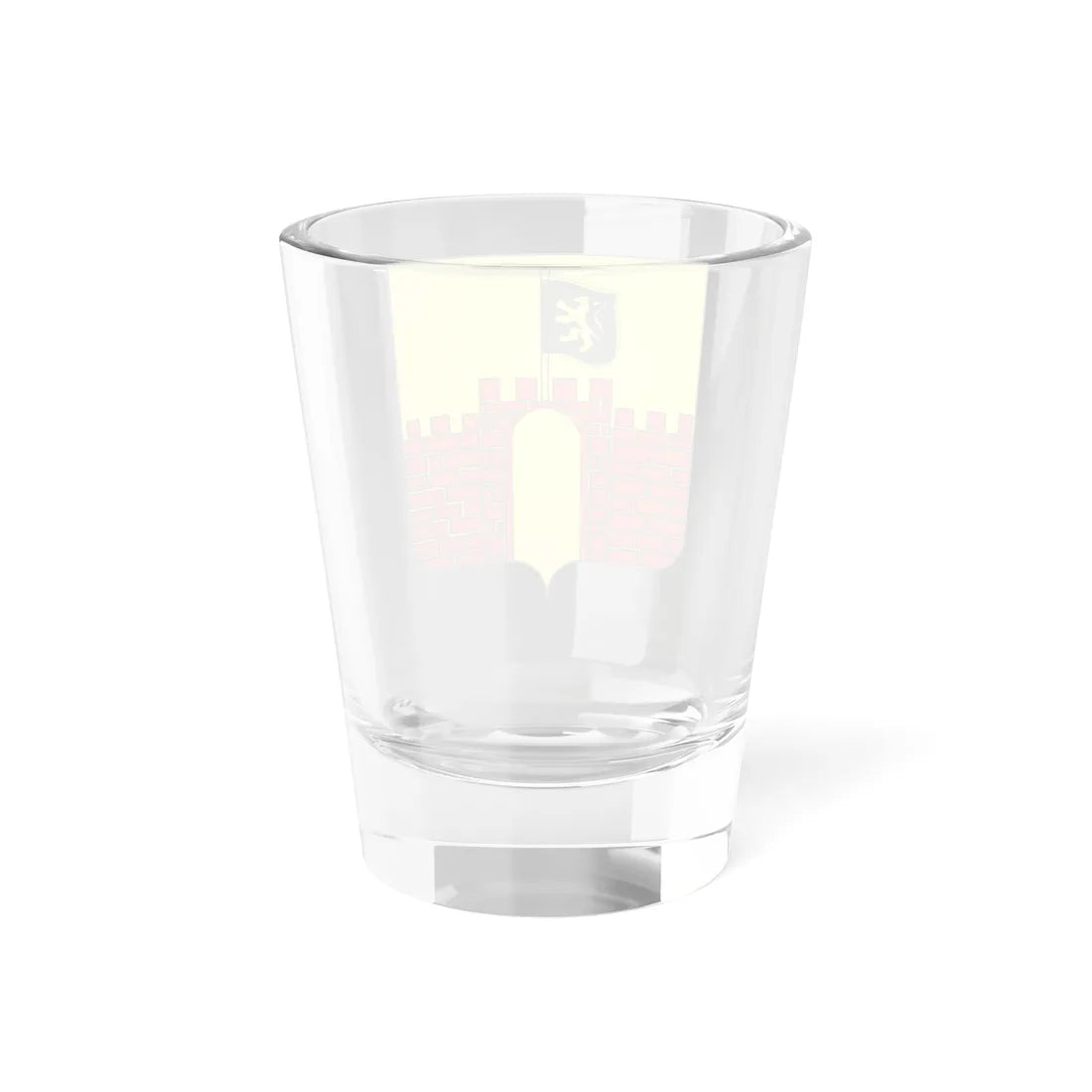 Blason Merchtem (Belgium) (Coat of Arms) Shot Glass 1.5oz - Go Mug Yourself