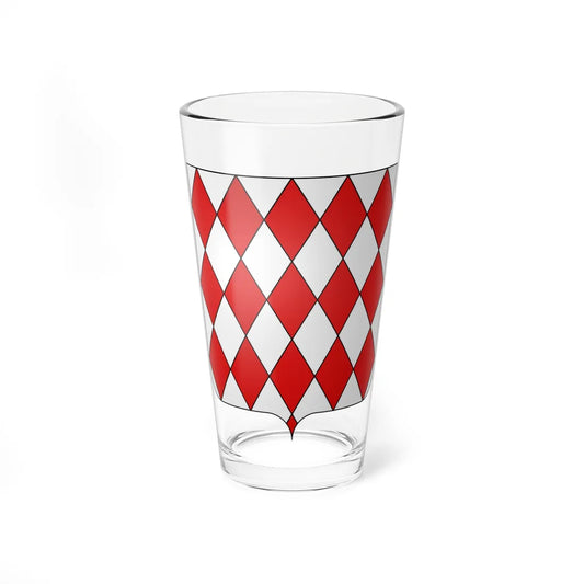 Blason Monaco (Monaco) (Coat of Arms) Pint Glass 16oz 16oz - Go Mug Yourself
