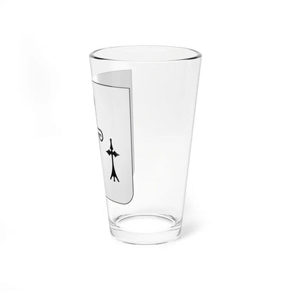 Blason Monterfil (France) (Coat of Arms) Pint Glass 16oz - Go Mug Yourself