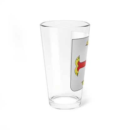 Blason Montfort sur Meu (France) (Coat of Arms) Pint Glass 16oz - Go Mug Yourself