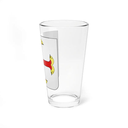 Blason Montfort sur Meu (France) (Coat of Arms) Pint Glass 16oz - Go Mug Yourself