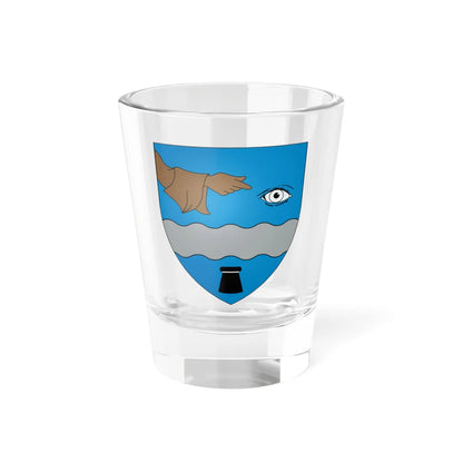 Blason Montreuil-sur-Ille (France) (Coat of Arms) Shot Glass 1.5oz 1.5oz - Go Mug Yourself