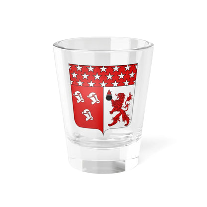 Blason Nicolas Charles Marie Oudinot 1767-1847 duc de Reggio (France) (Coat of Arms) Shot Glass 1.5oz 1.5oz - Go Mug Yourself