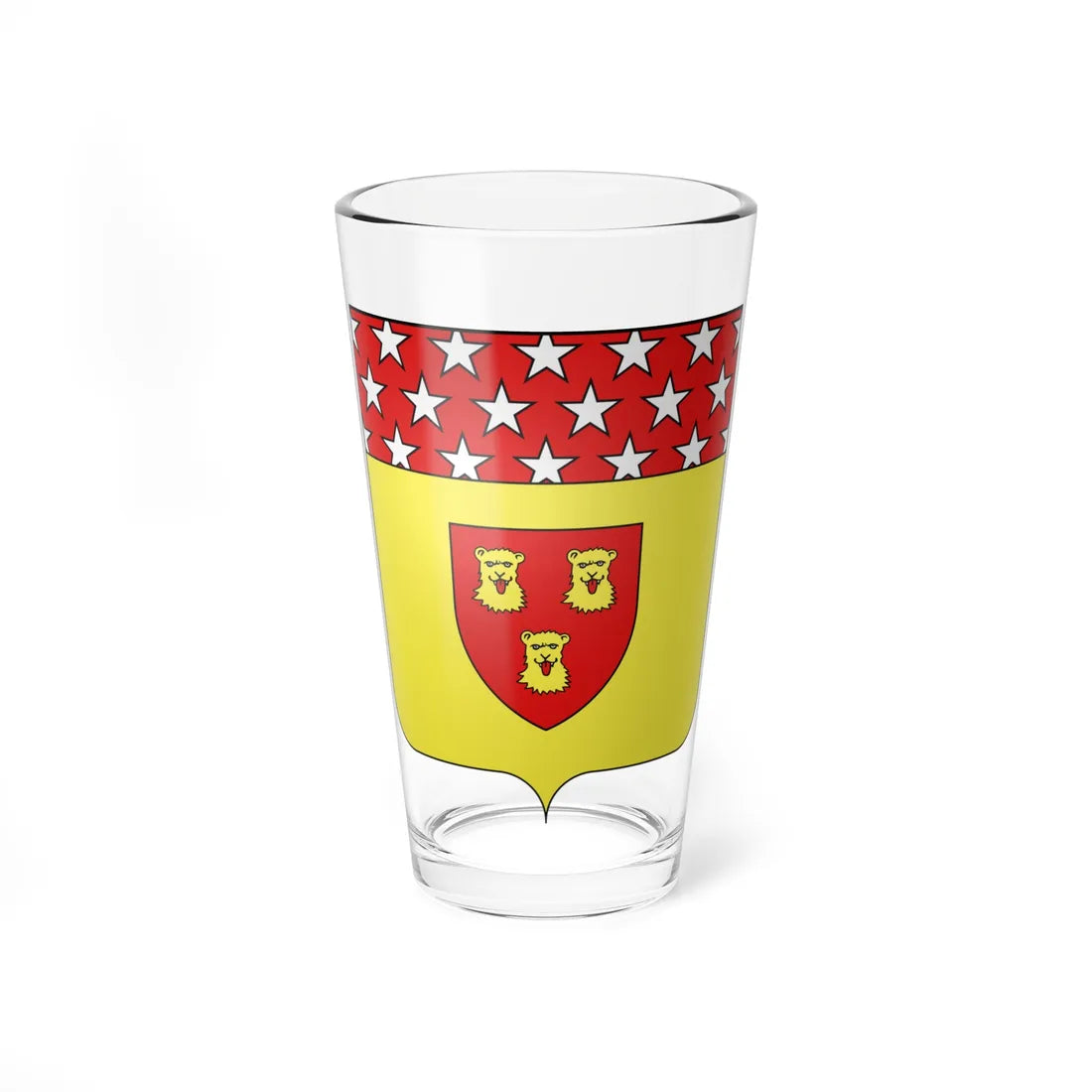 Blason Nicolas Jean-de-Dieu Soult 1769-1851 duc de Dalmatie (France) (Coat of Arms) Pint Glass 16oz 16oz - Go Mug Yourself