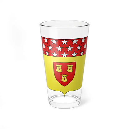 Blason Nicolas Jean-de-Dieu Soult 1769-1851 duc de Dalmatie (France) (Coat of Arms) Pint Glass 16oz 16oz - Go Mug Yourself