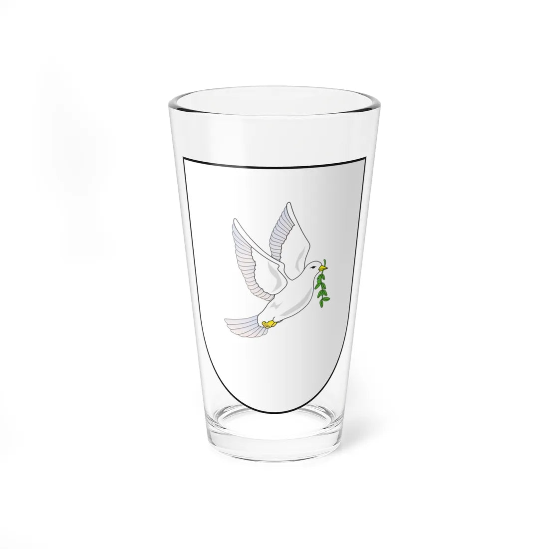 Blason of Bahia ancient (Brazil) (Coat of Arms) Pint Glass 16oz 16oz - Go Mug Yourself