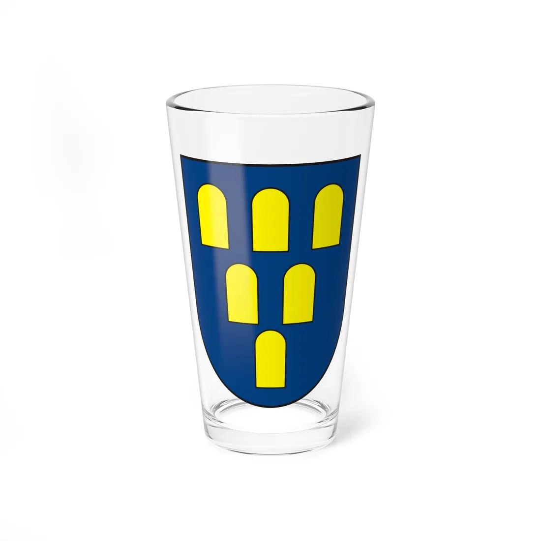 Blason of Paraíba ancient (Portugal) (Coat of Arms) Pint Glass 16oz 16oz - Go Mug Yourself