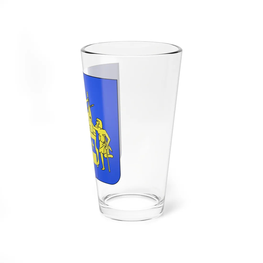 Blason Overijse (Belgium) (Coat of Arms) Pint Glass 16oz - Go Mug Yourself