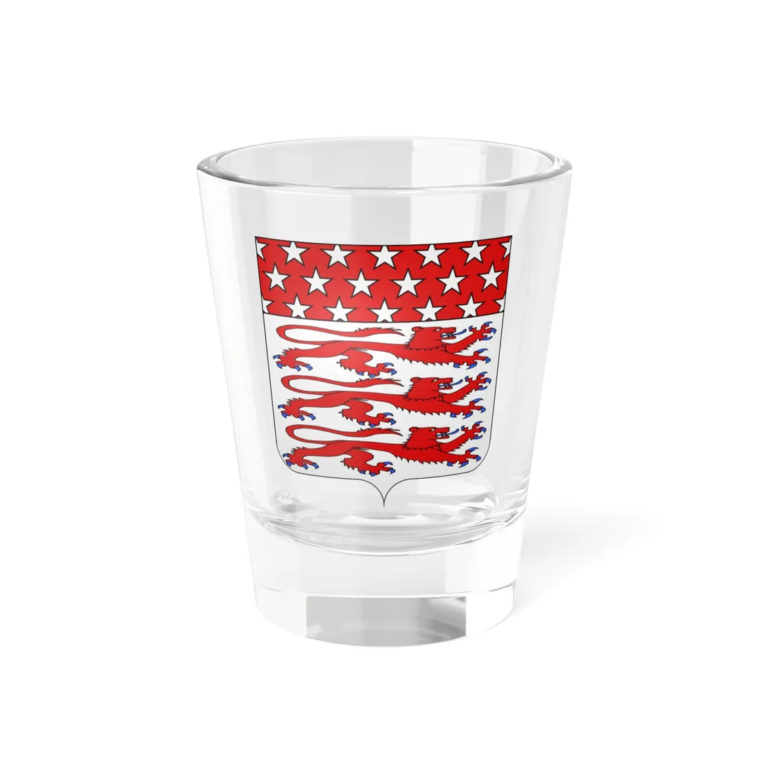 Blason Patrice de Mac Mahon 1808-1893 duc de Magenta Second Empire 2 (France) (Coat of Arms) Shot Glass 1.5oz 1.5oz - Go Mug Yourself