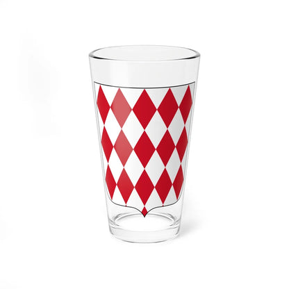 Blason pays Monaco (Monaco) (Coat of Arms) Pint Glass 16oz 16oz - Go Mug Yourself