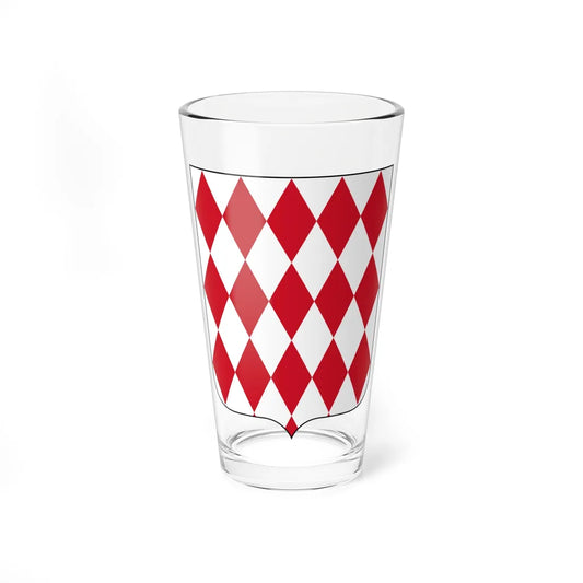 Blason pays Monaco (Monaco) (Coat of Arms) Pint Glass 16oz 16oz - Go Mug Yourself