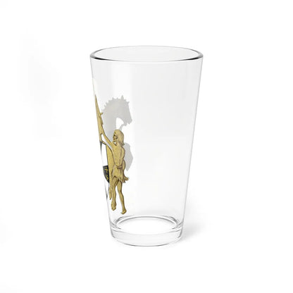 Blason Pepingen (Belgium) (Coat of Arms) Pint Glass 16oz - Go Mug Yourself