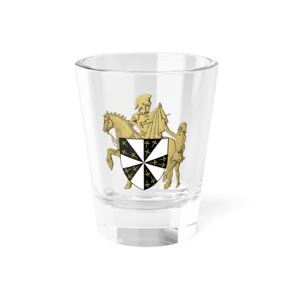 Blason Pepingen (Belgium) (Coat of Arms) Shot Glass 1.5oz 1.5oz - Go Mug Yourself