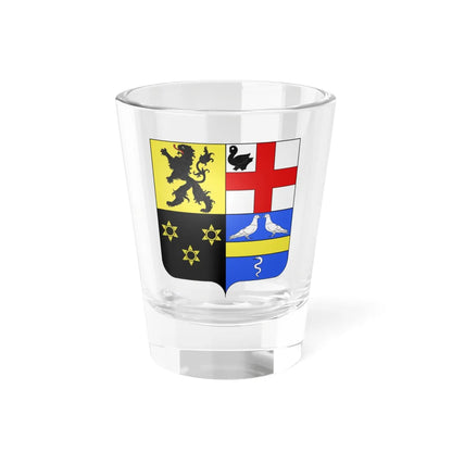 Blason Pierre-Antoine Herwyn 1753-1854 pair de France (Belgium) (Coat of Arms) Shot Glass 1.5oz 1.5oz - Go Mug Yourself