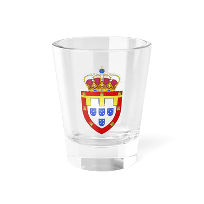 Blason Princes héritiers de Portugal Couronne (Portugal) (Coat of Arms) Shot Glass 1.5oz 1.5oz - Go Mug Yourself