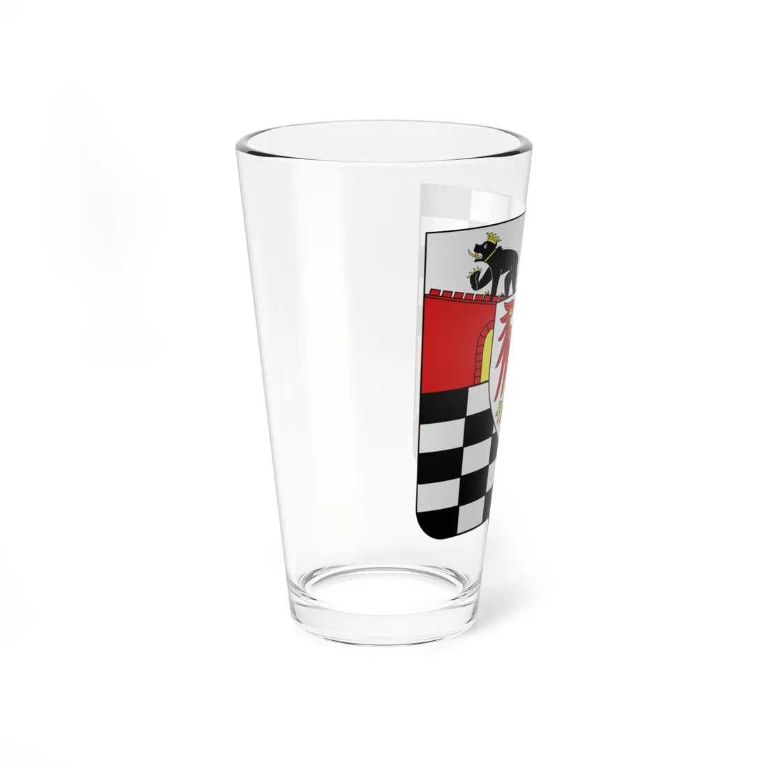 Blason Principauté dAnhalt XVe siècle (Germany) (Coat of Arms) Pint Glass 16oz - Go Mug Yourself