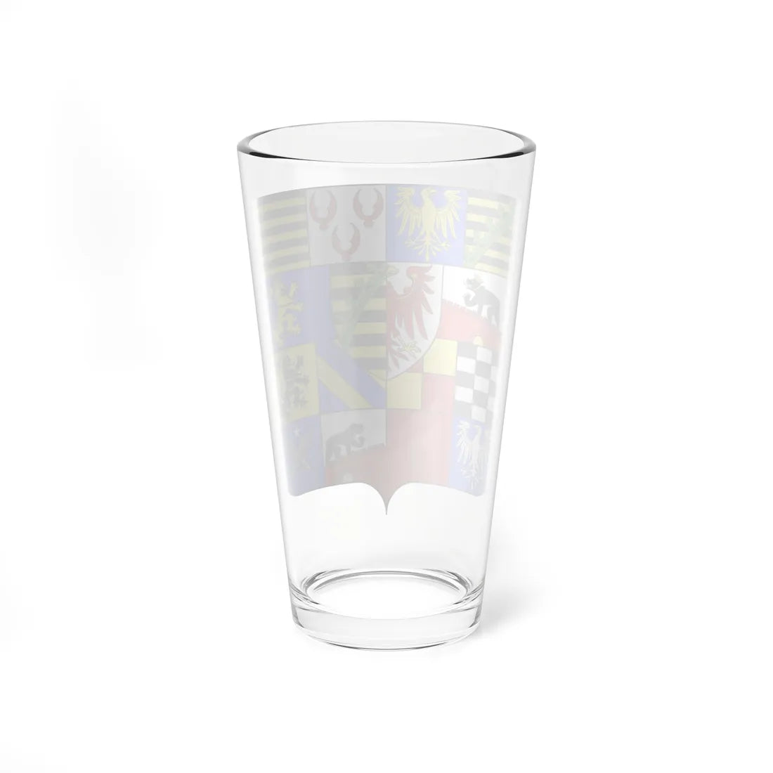 Blason Principauté dAnhalt-Zerbst XVIIIe siècle (Germany) (Coat of Arms) Pint Glass 16oz - Go Mug Yourself