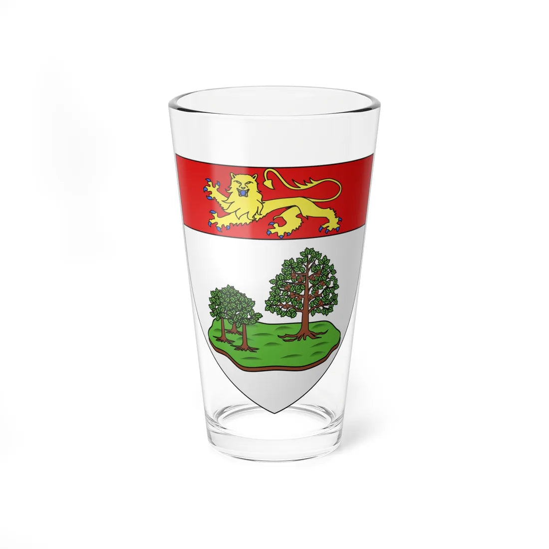 Blason province ca Île-du-Prince-Édouard (Canada) (Coat of Arms) Pint Glass 16oz - Go Mug Yourself