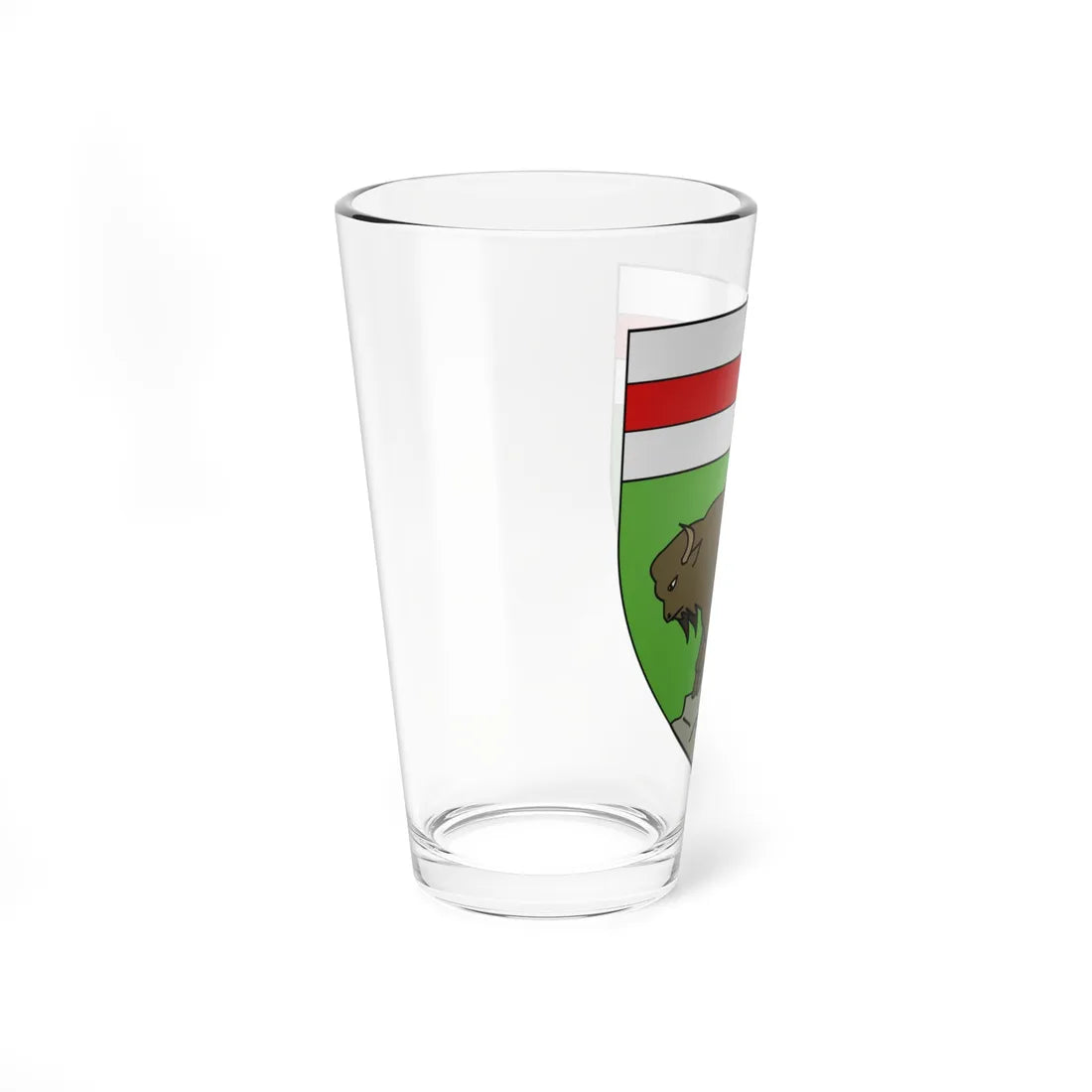 Blason province ca Manitoba NormeFr (Canada) (Coat of Arms) Pint Glass 16oz - Go Mug Yourself