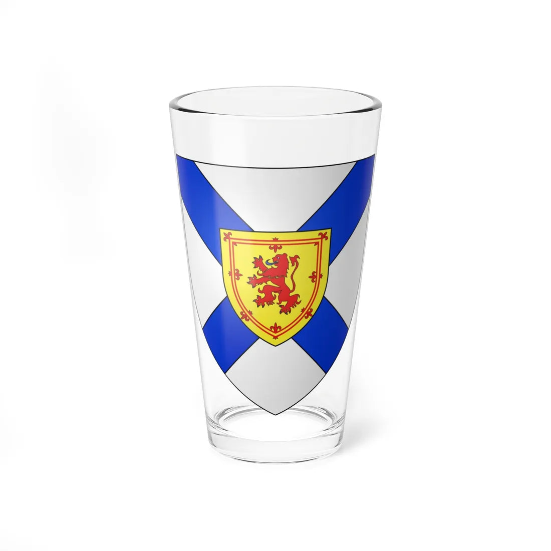 Blason province ca Nouvelle-Écosse (Canada) (Coat of Arms) Pint Glass 16oz 16oz - Go Mug Yourself