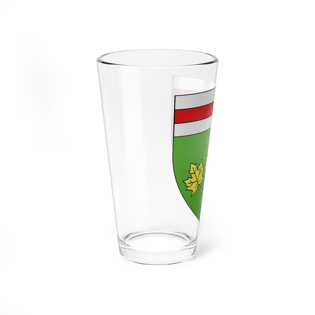 Blason province ca Ontario (Canada) (Coat of Arms) Pint Glass 16oz - Go Mug Yourself