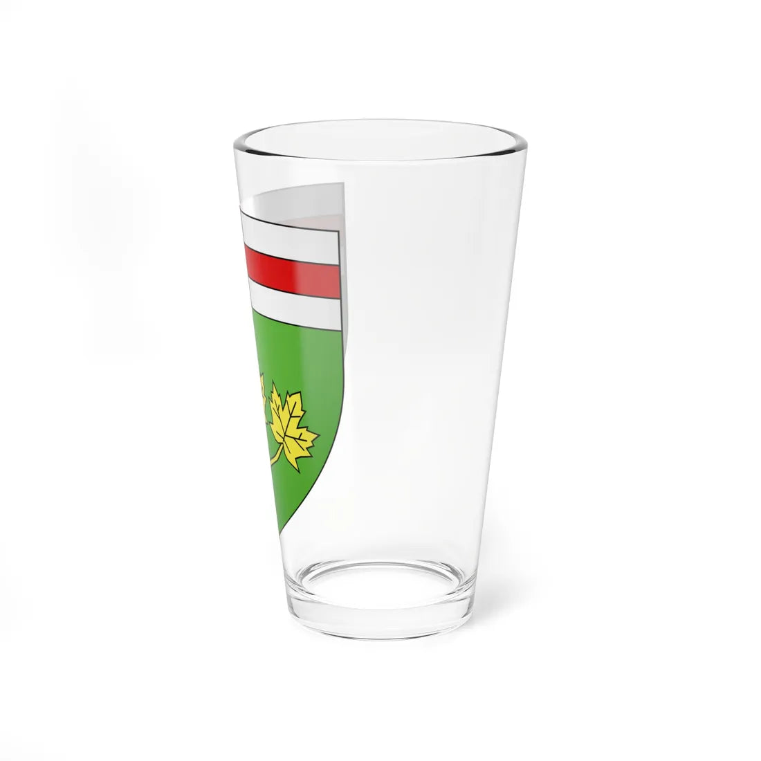 Blason province ca Ontario (Canada) (Coat of Arms) Pint Glass 16oz - Go Mug Yourself