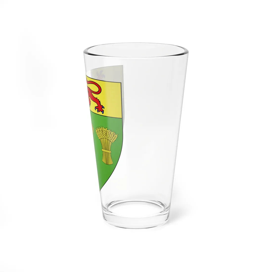 Blason province ca Saskatchewan NormeFr (Canada) (Coat of Arms) Pint Glass 16oz - Go Mug Yourself