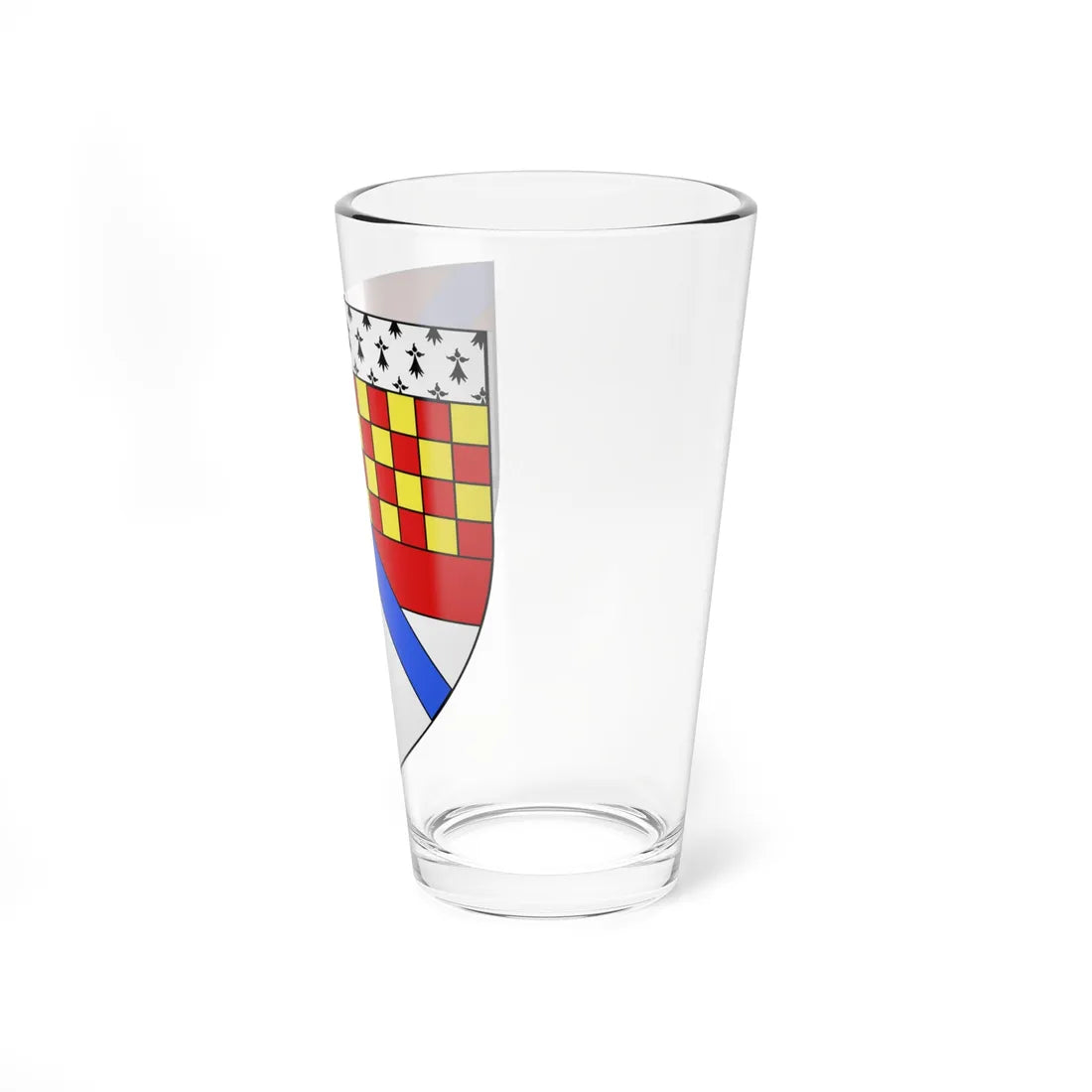 Blason Ralph Cromwell de Tattershall selon Gelre (England) (Coat of Arms) Pint Glass 16oz - Go Mug Yourself
