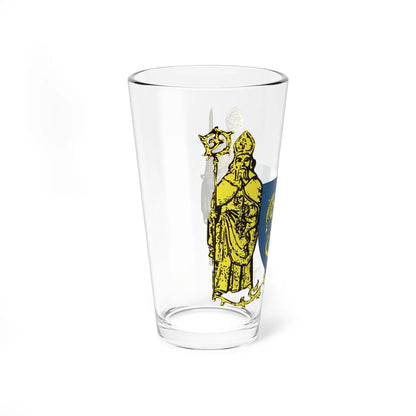 Blason Ravels (Belgium) (Coat of Arms) Pint Glass 16oz - Go Mug Yourself