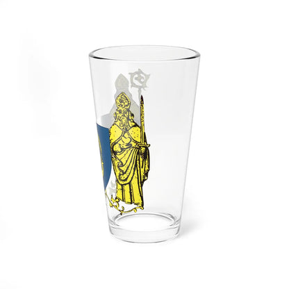 Blason Ravels (Belgium) (Coat of Arms) Pint Glass 16oz - Go Mug Yourself