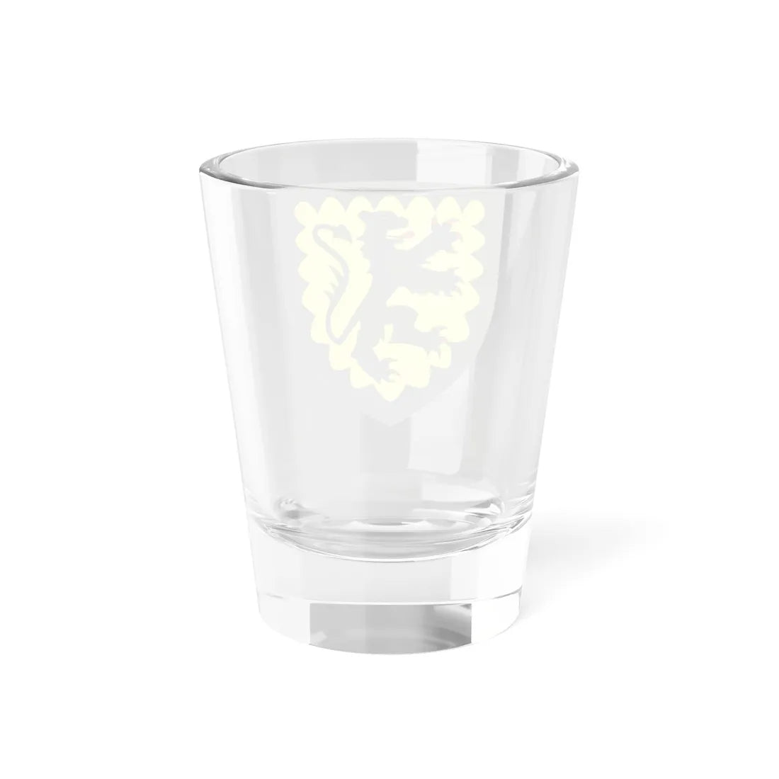 Blason région be Baronie van Rode (Belgium) (Coat of Arms) Shot Glass 1.5oz - Go Mug Yourself