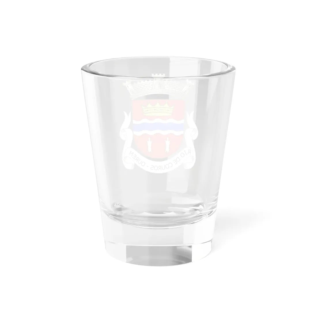 Blason Rio de Couros (Coat of Arms) Shot Glass 1.5oz - Go Mug Yourself