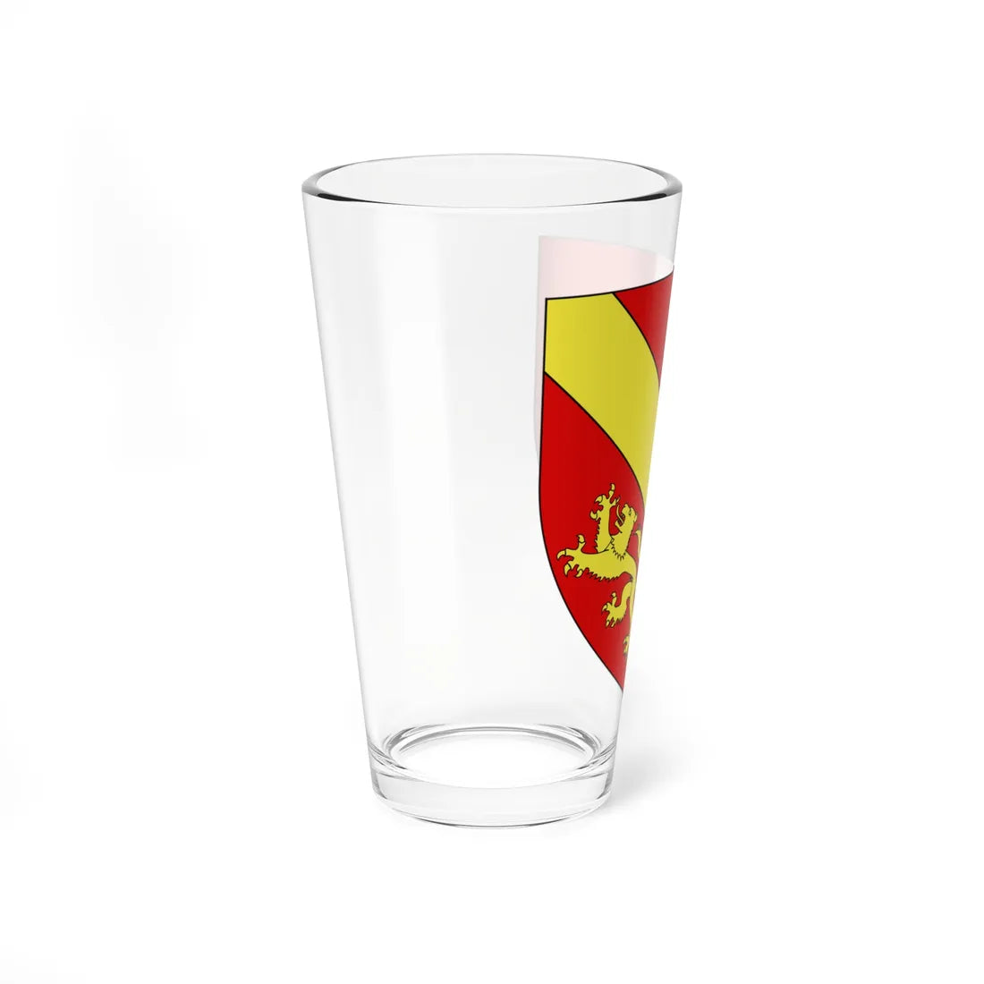 Blason Rodolphe de Habsbourg Comte de Kybourg selon Gelre (Switzerland) (Coat of Arms) Pint Glass 16oz - Go Mug Yourself